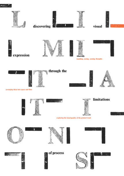 Livia Lima & Jenny Man, Fusion, Letterpress Poster, Year 3, 2007, AUT University