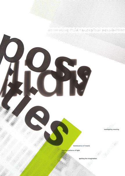 Livia Lima & Jenny Man, Fusion, Filmsetting Poster, Year 3, 2007, AUT University