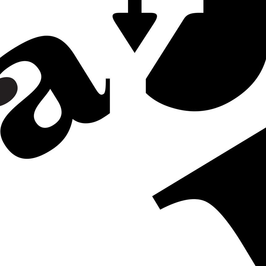 Albena Ivanova, Letterforms, Year 1, 2001, SAIC