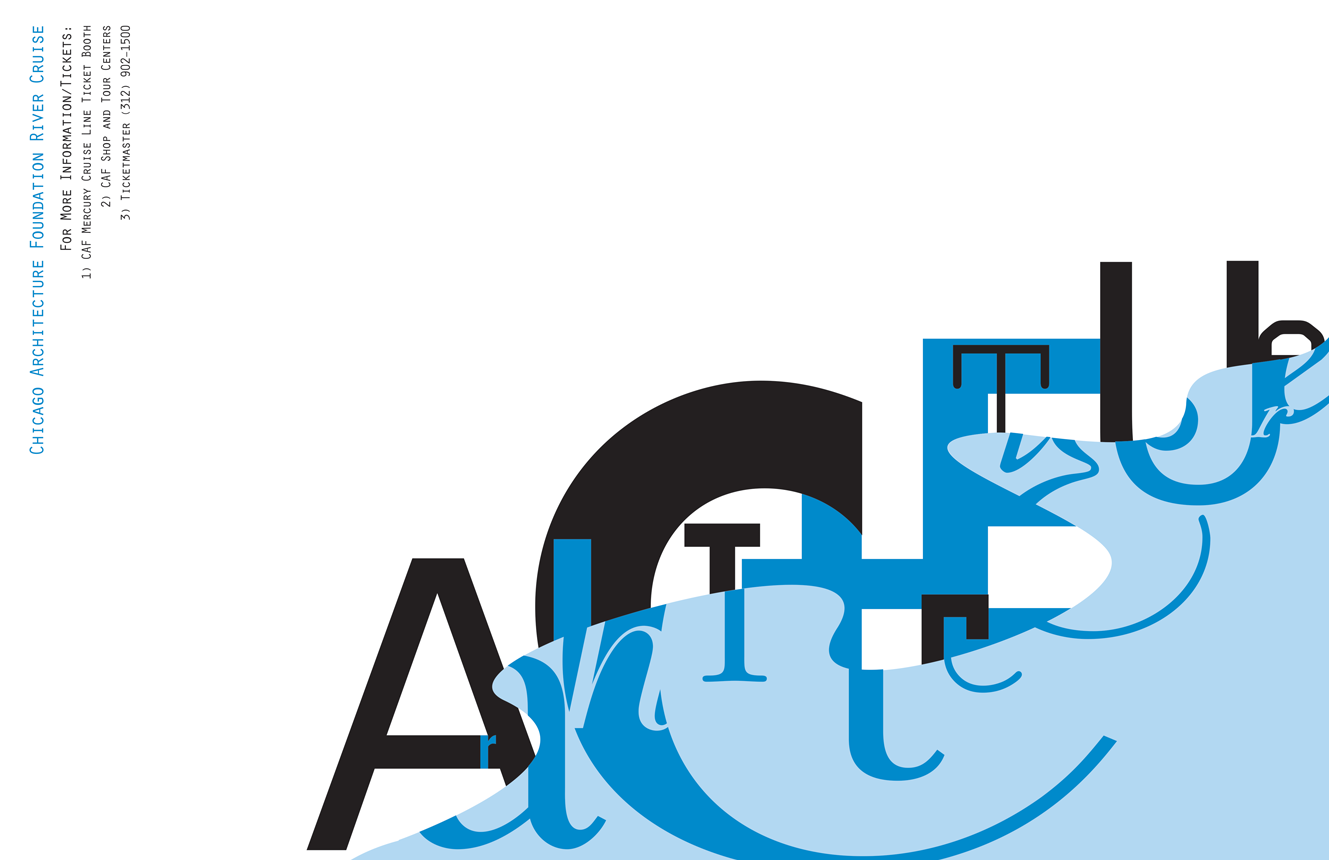 Jill Doyle, Type as Image, River Cruise, Year 1, 1999, SAIC