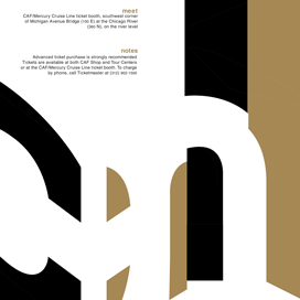 Robert Anthony, Type as Image, River Cruise, Year 1, 2000, SAIC