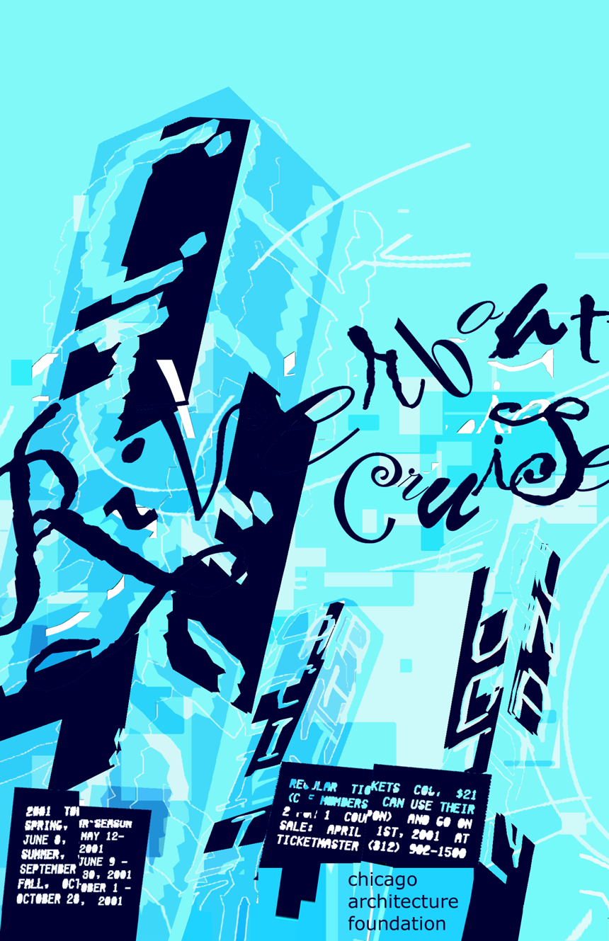 Billy Zinser, Type as Image, River Cruise, Year 1, 2001, SAIC