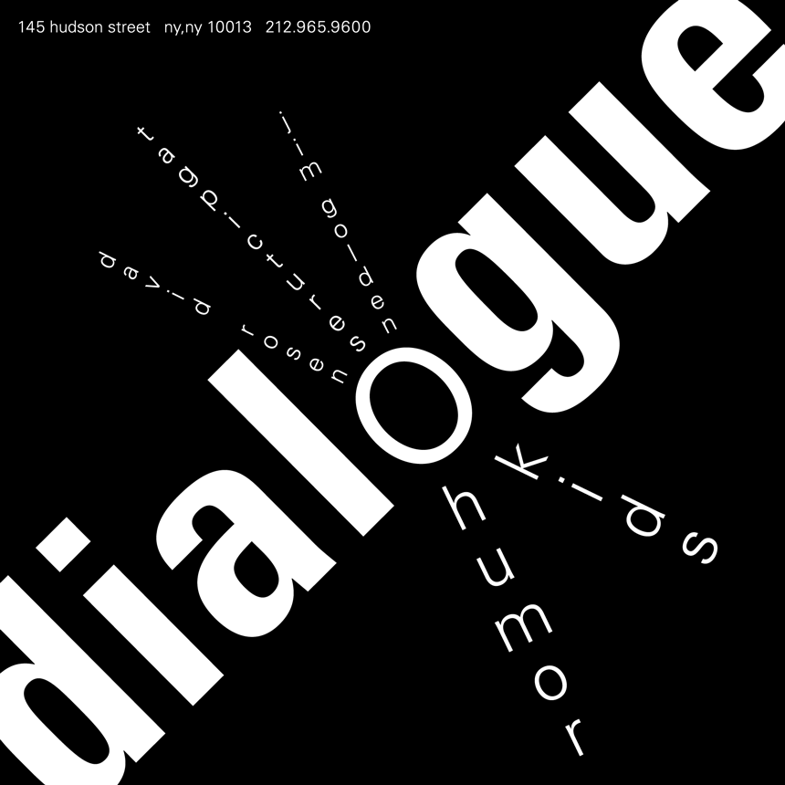 Alexa Joyce, Type as Image, Tag Pictures, Year 1, 2002, SAIC