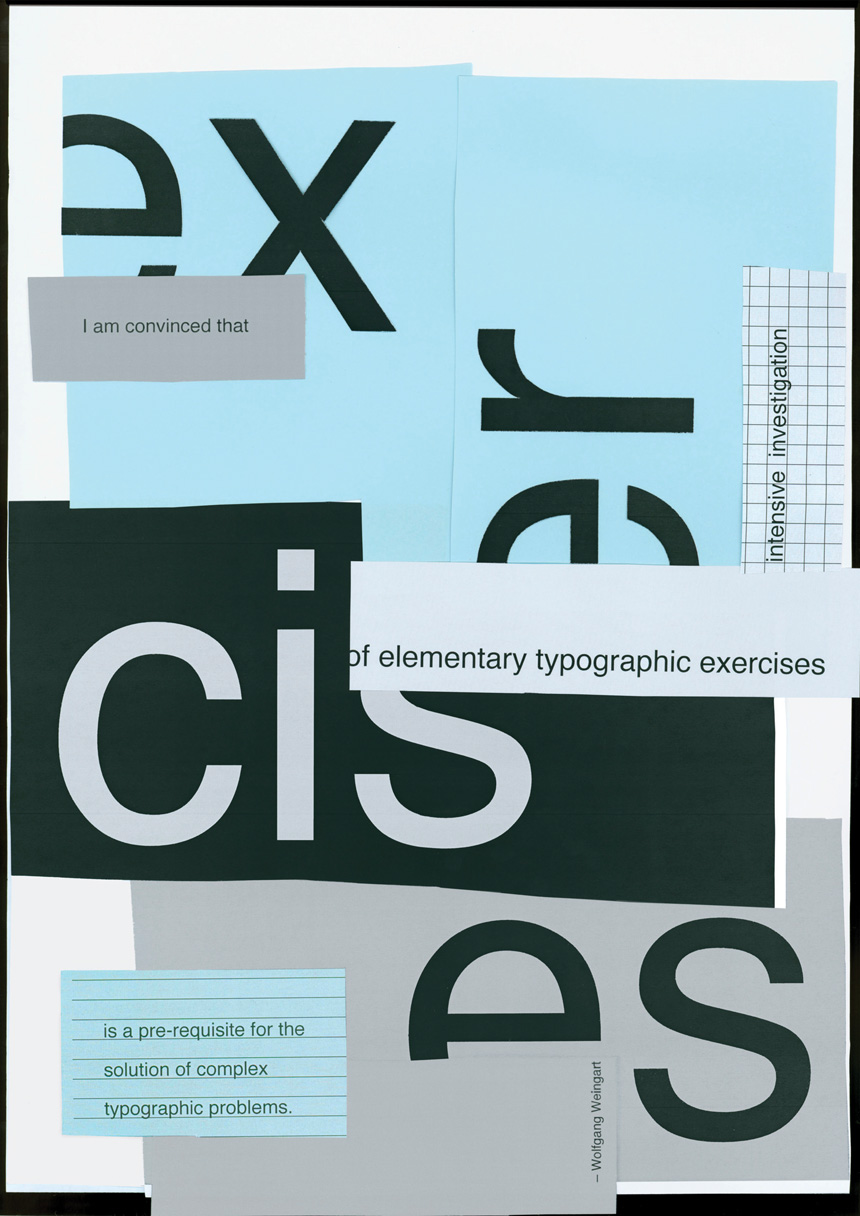 Zoe Ikin, Type as Image, Type High, Year 3, 2007, AUT University