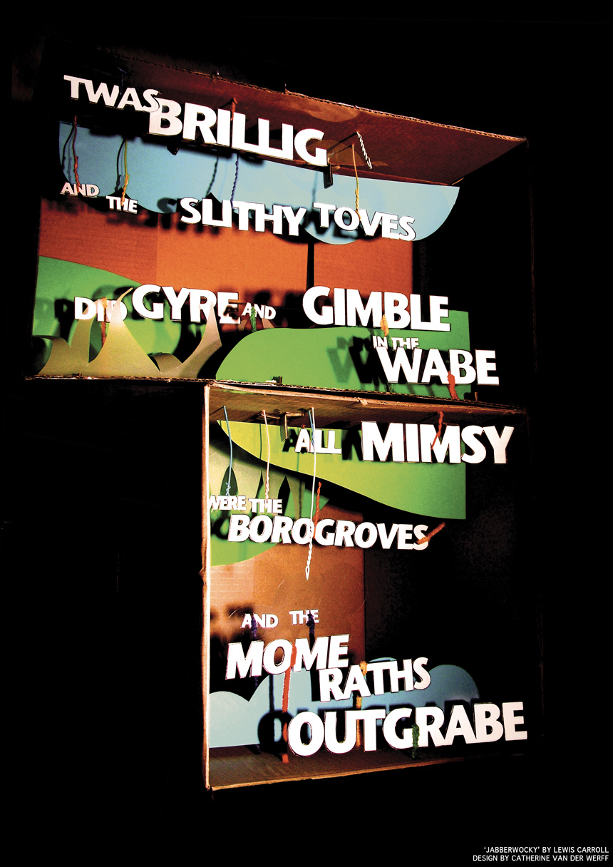 Catherine Van Der Werff, Type as Image, Type High, Year 3, 2007, AUT University