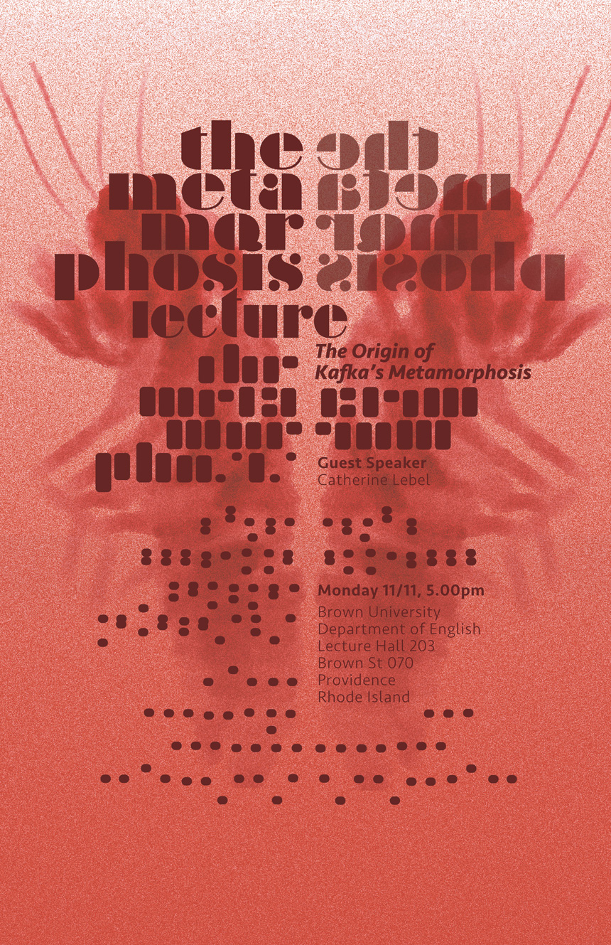 Justine Guzman, Type Speak, The Metamorphosis, Year 2, 2019, SAIC