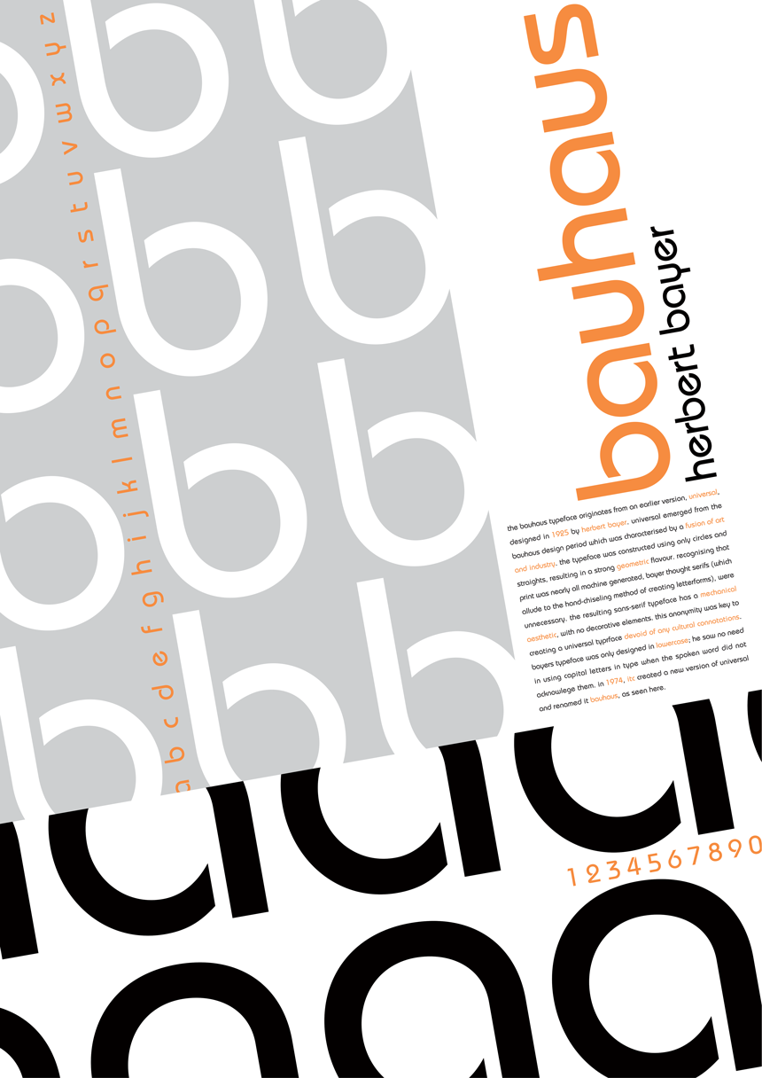 Zoe Ikin, Type History, Year 1, 2005, AUT University