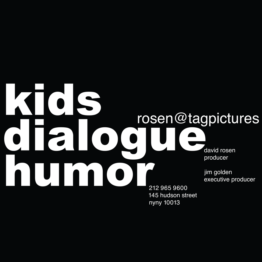 Denny Liu, Type Variations, Tag Pictures, Year 1, 2001, SAIC