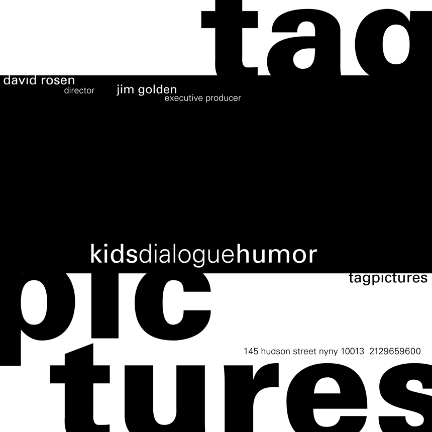 Christie Goodfellow, Type Variations, Tag Pictures, Year 1, 2002, SAIC