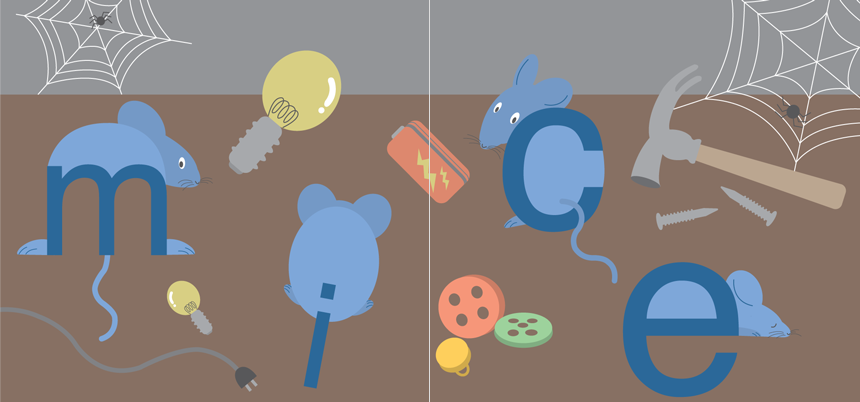 Kanae Tsujita, What Can You Find? Mice, Year 3, 2004, AUT University